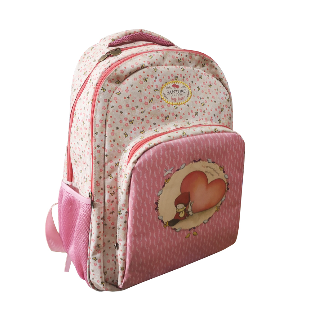 multifunction girls school backpack with many compartments