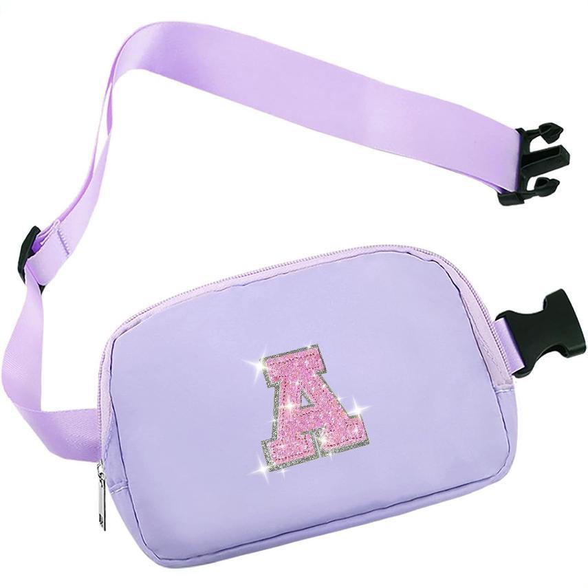 custom logo applique waist fanny bag