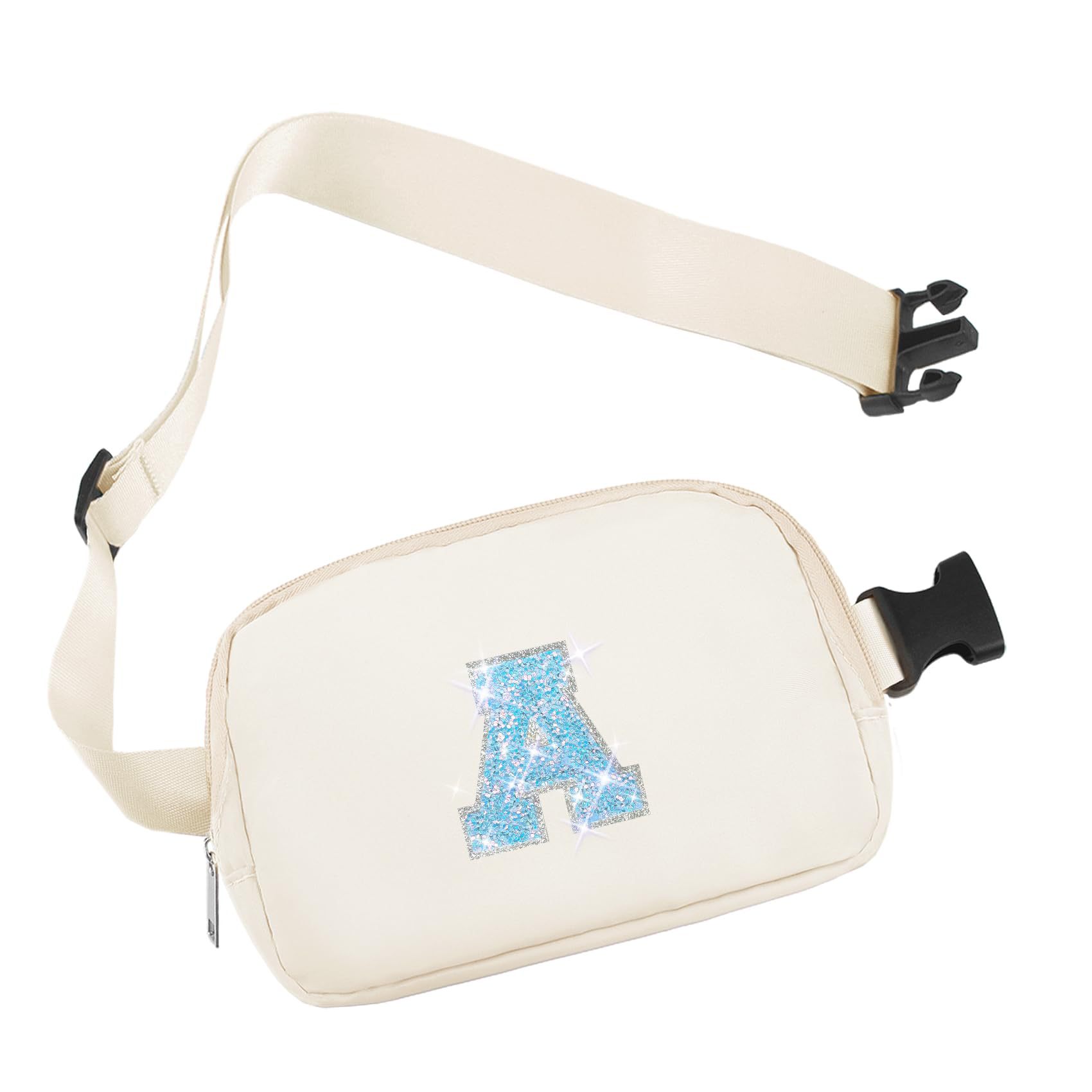 custom logo applique waist fanny bag