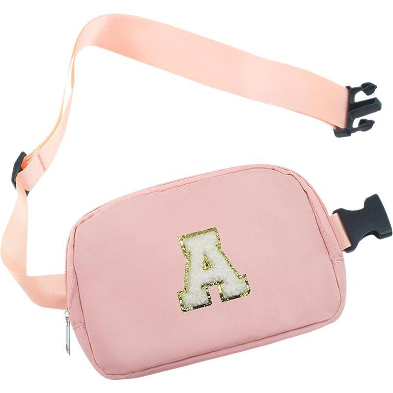 custom logo applique waist fanny bag