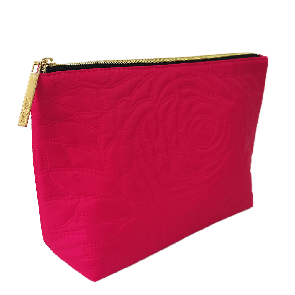 Custom  red nylon cosmetics makeup pouch