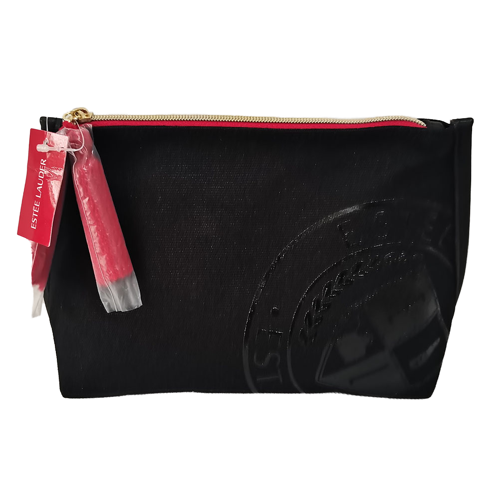 wholesale black canvas makeup bag