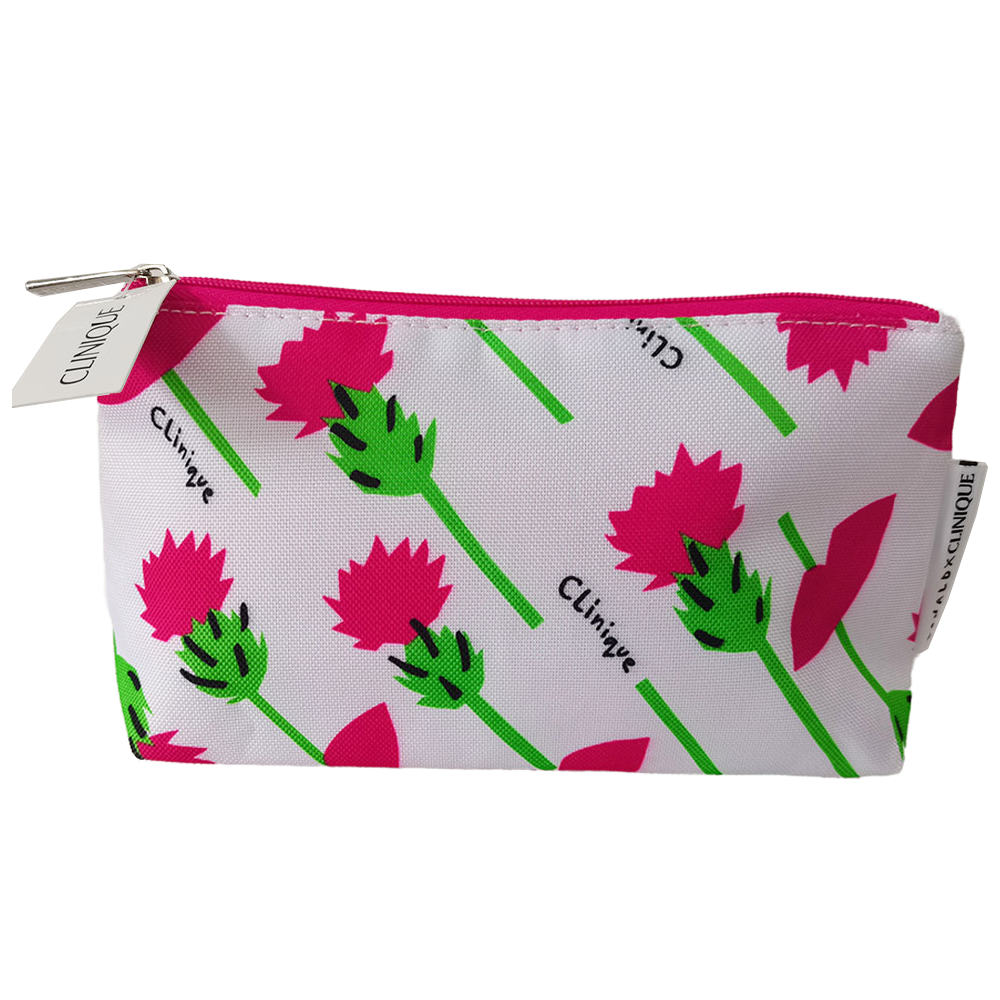 wholesale women full printing zippered cosmetic bag