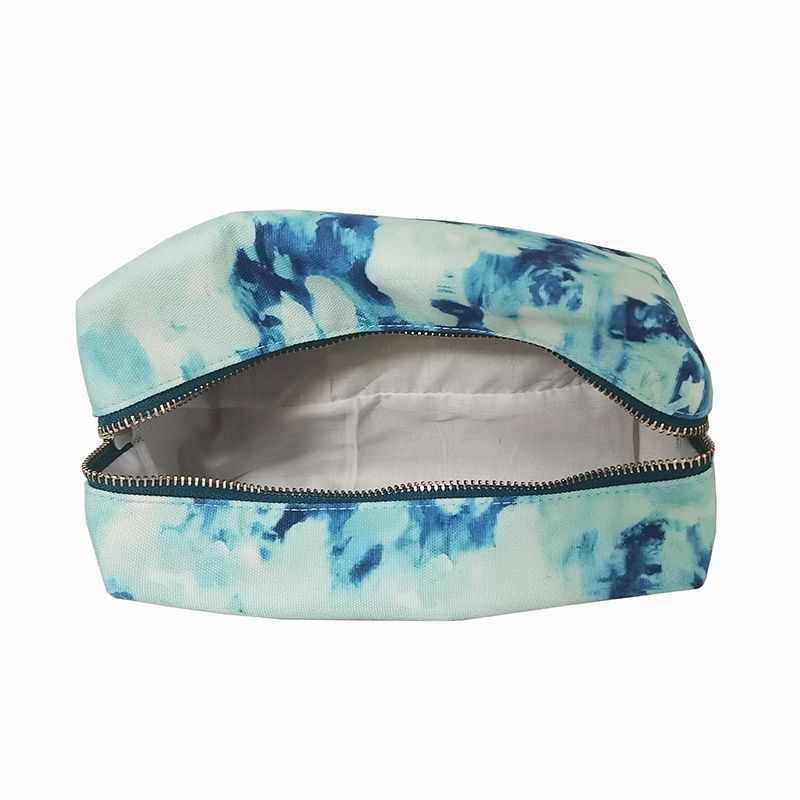 cotton Zipper Cosmetic Make Up Bag